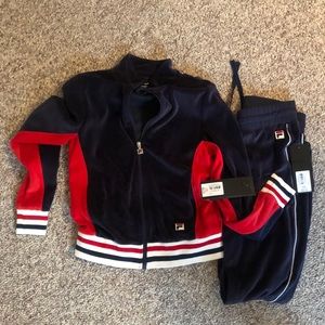 NWT, FILA track suit
